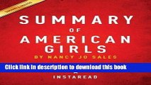 Ebook Summary of American Girls: By Nancy Jo Sales Includes Analysis Free Online