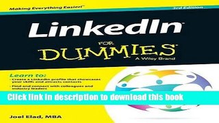 Books LinkedIn For Dummies Full Online