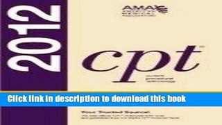 CPT Standard 2012 (Current Procedural Terminology (CPT) Standard) For Free