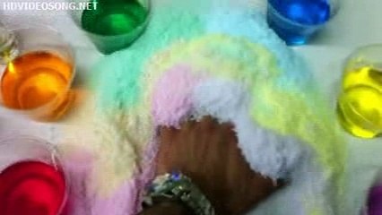 Rainbow Instant Snow Polymer Experiment(HdVideoSong.net)