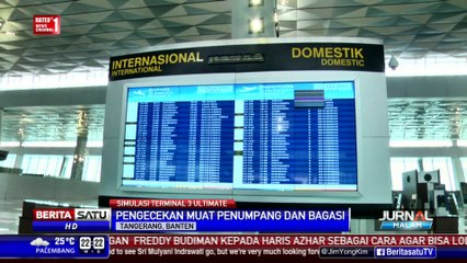 Angkasa Pura Gelar Simulasi di Terminal 3 Ultimate