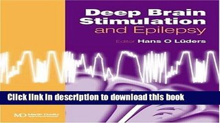 [Read PDF] Deep Brain Stimulation and Epilepsy Ebook Free