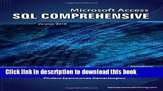 [Read PDF] Microsoft Access SQL Comprehensive: version 2010 Ebook Online
