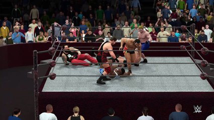 WWE 2K16 6man battle royal