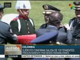 Ejército colombiano confirma la salida de 120 tenientes coroneles