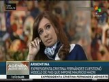 Expdta. de Argentina critica modelo de país del actual mandatario