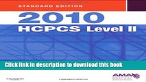 2010 HCPCS Level II Standard Edition, 1e (Hcpcs Level II (Saunders)) For Free