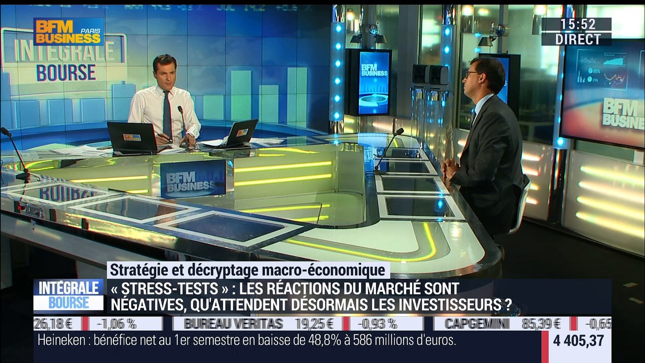 L'actu macro-éco: les stress tests rassurent peu la Bourse - 01/08
