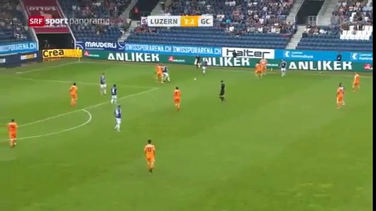 FC Luzern 4:2 Grasshoppers Zürich 31 July 2016 (2.Runde 2016/17)