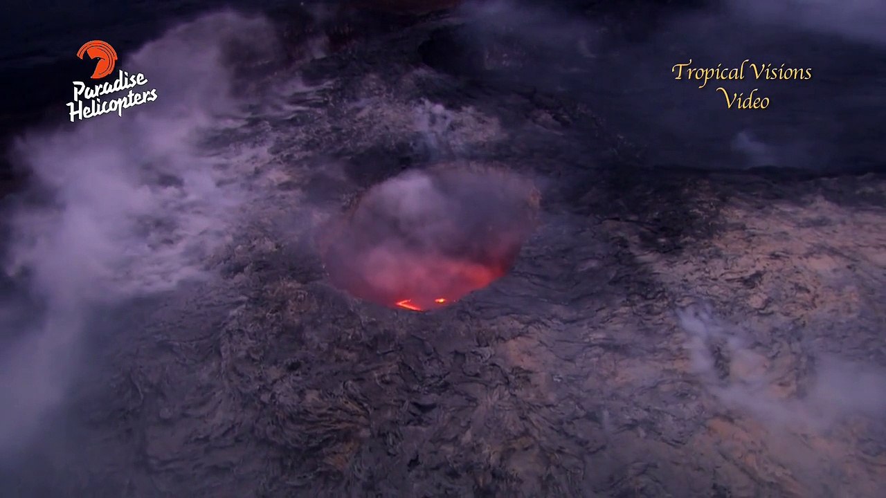 Un volcan sourit