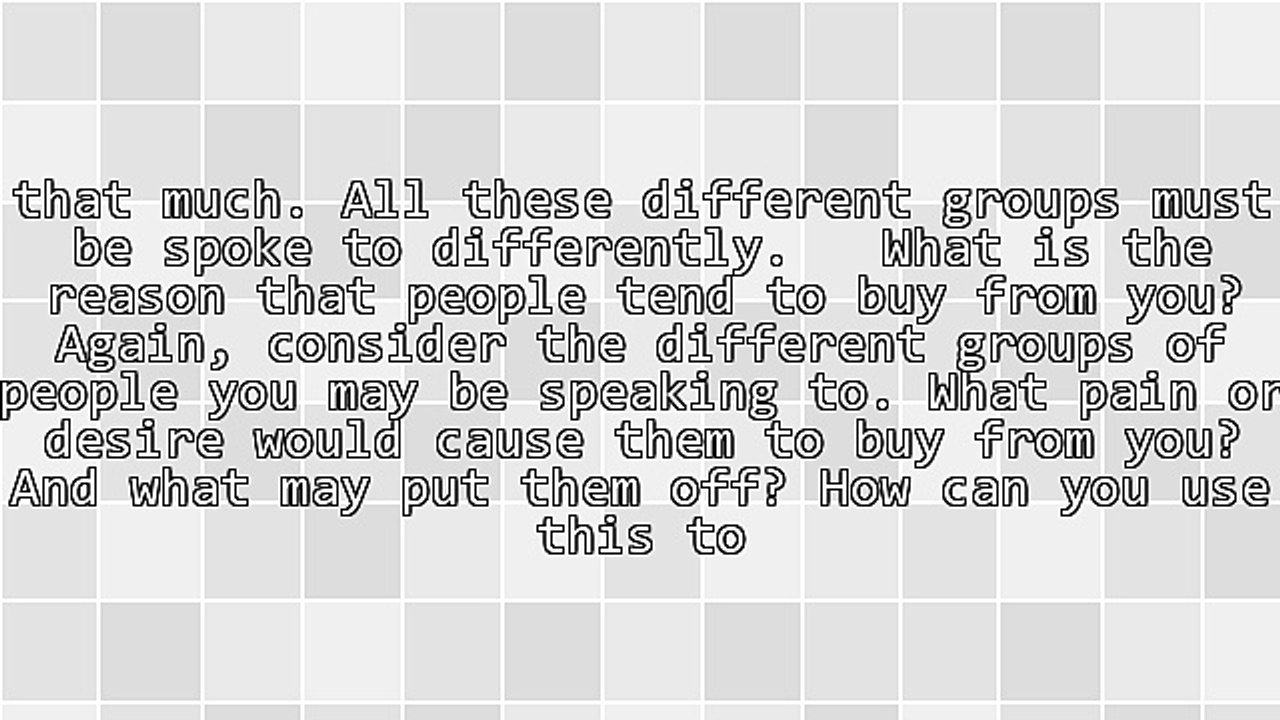 3 Things To Consider When You Write Marketing Material (Copy) That Sells