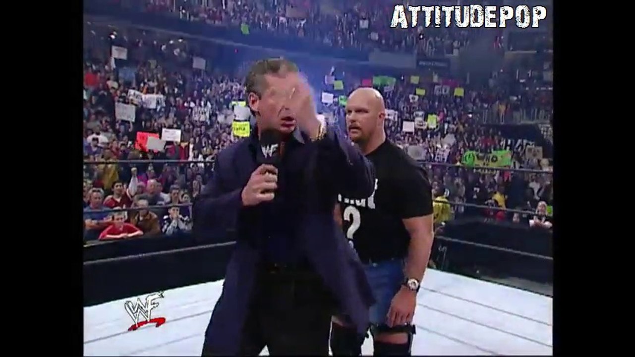 Stone Cold & Mr McMahon Segment 03/01/2002 What?