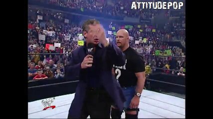 Stone Cold & Mr McMahon Segment 03/01/2002 What?