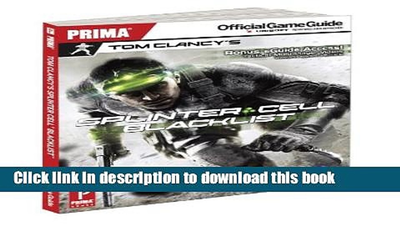 PDF  Tom Clancy s Splinter Cell Blacklist: Prim...
