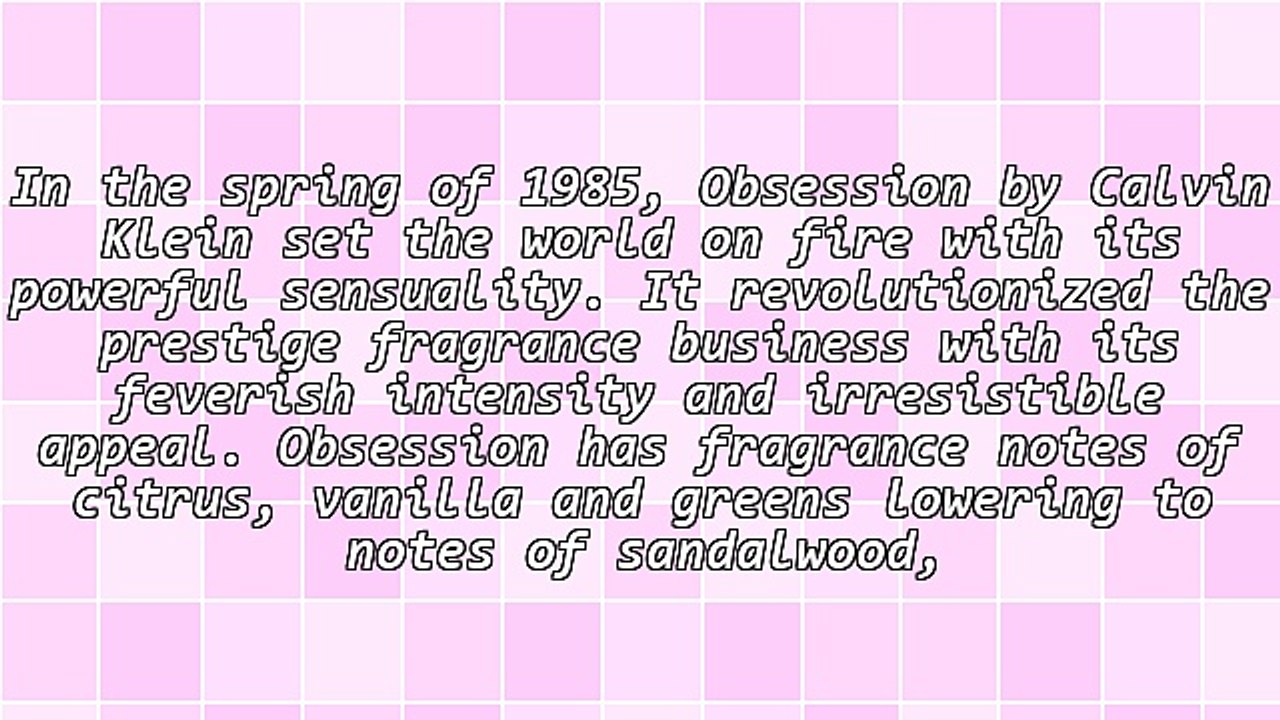 Calvin Klein - From Obsession to Eternity - The Man Behind the Fragrance