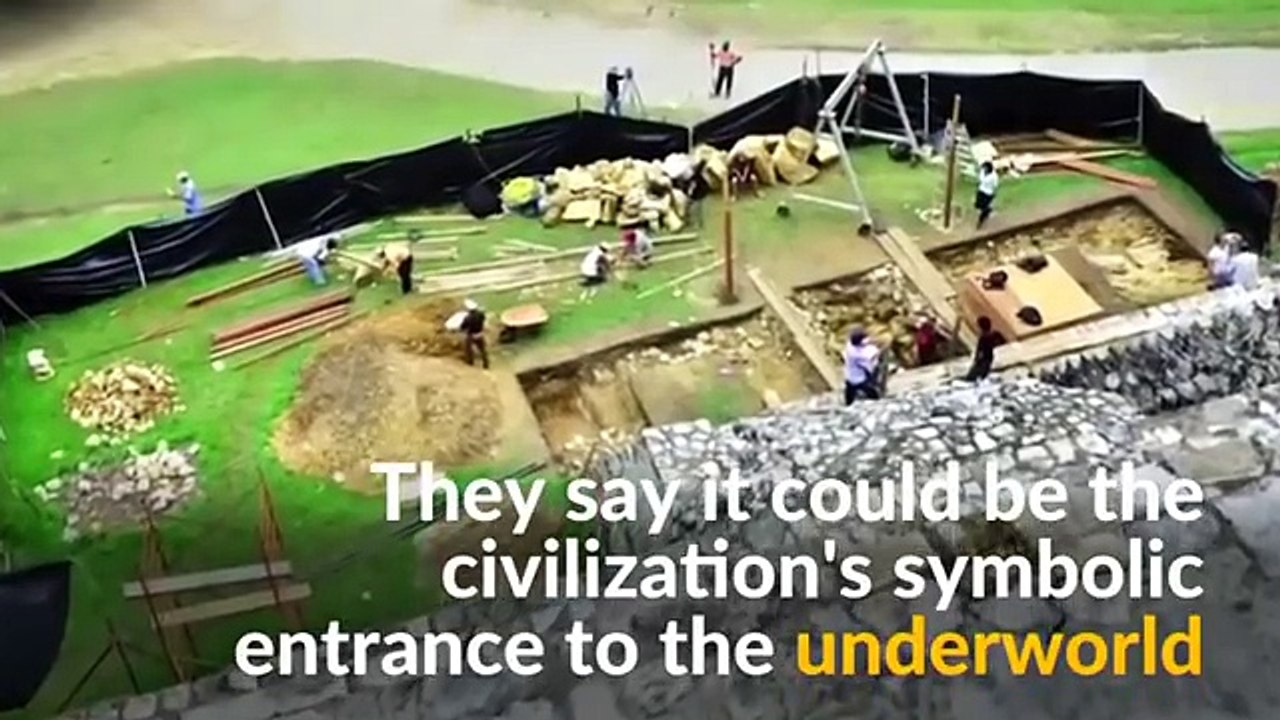 Canal found under Mayan temple
