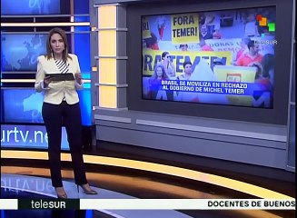 Medios digitales informansobre movilizaciones antiTemer en Brasil