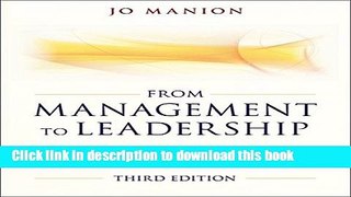 [PDF] From Management to Leadership: Strategies for Transforming Health Download Full Ebook