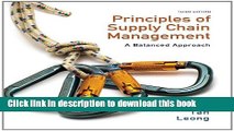 Ebook Principles of Supply Chain Management: A Balanced Approach (with Premium Web Site Printed