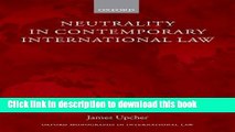 [Read PDF] Neutrality in Contemporary International Law (Oxford Monographs in International Law)