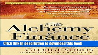 Ebook The Alchemy of Finance Free Online