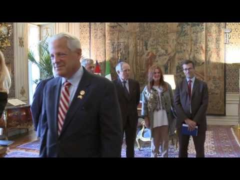 Roma - Incontro del Presidente Mattarella con On. Nancy Pelosi (01.08.16)