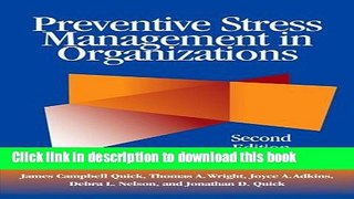 Books Preventive Stress Management in Organizations Full Online
