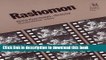 Ebook Rashomon: Akira Kurosawa, Director (Rutgers Films in Print series) Full Online