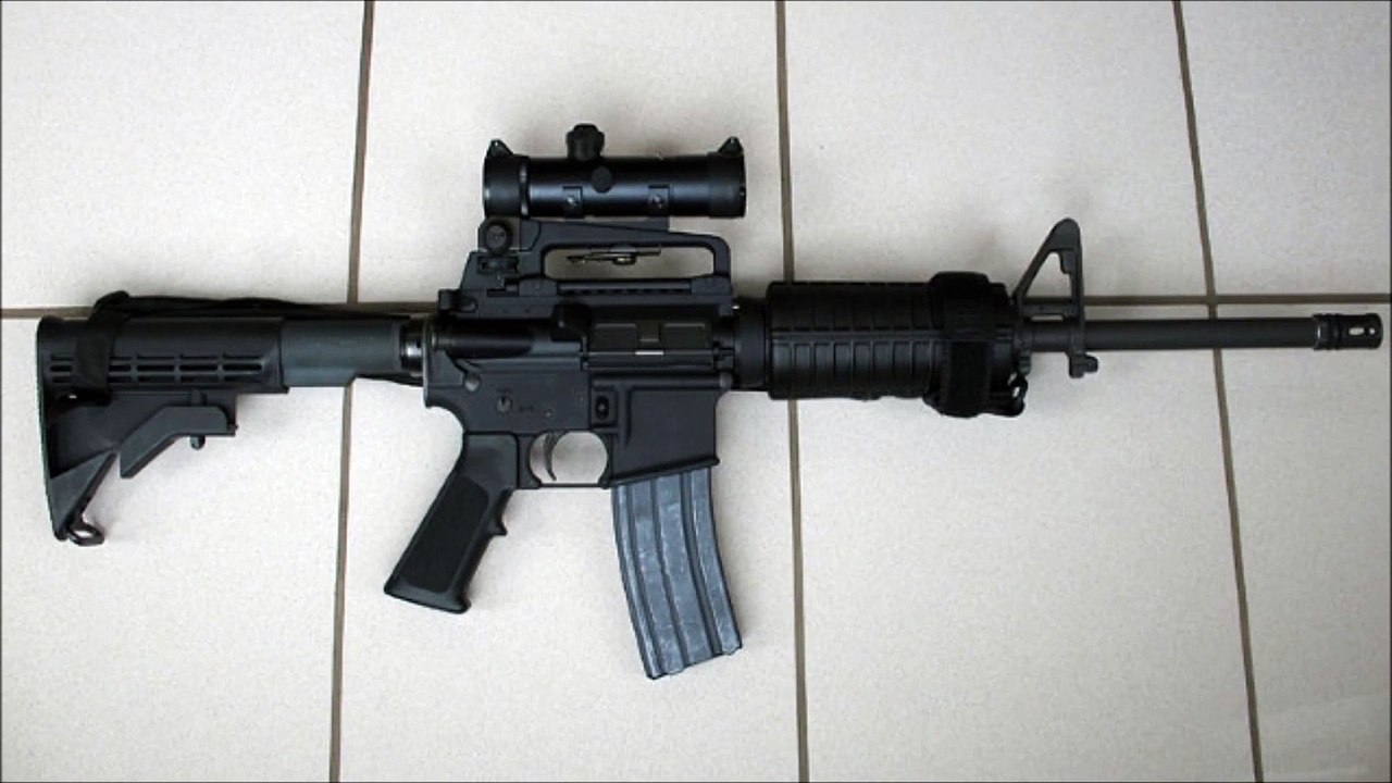 AR 15 Automatic Rifle Sound Effect