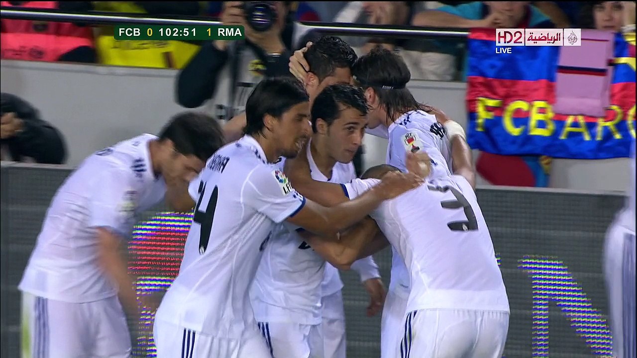 اهداف مباراة ريال مدريد و برشلونة 1-0 نهائي كاس...
