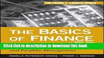 Ebook The Basics of Finance: An Introduction to Financial Markets, Business Finance, and Portfolio