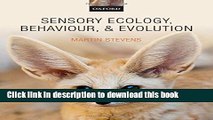 Ebook Sensory Ecology, Behaviour, and Evolution Free Online