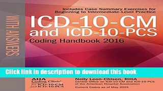 Ebook ICD-10-CM and ICD-10-PCS Coding Handbook, with Answers, 2016 Rev. Ed. Full Online