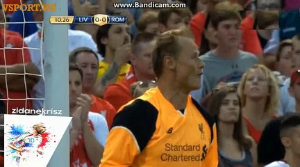 Edin Dzeko Big Chance to Score - Liverpool vs Roma (International Champions Cup) 02.08.2016