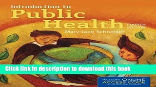 Ebook Introduction To Public Health Full Online