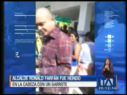 Alcalde de Huaquillas fue herido en la cabeza con un garrote