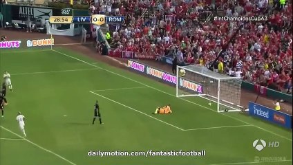Edin Dzeko Goal HD - Liverpool 0-1 AS Roma   01.08.2016