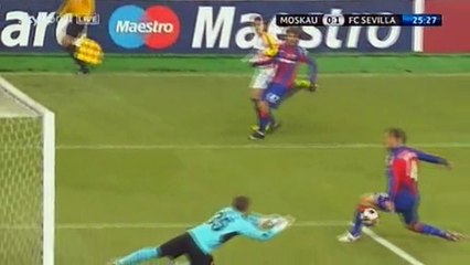 اهداف مباراة سيسكا موسكو و اشبيلية 1-1