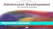 Ebook Adolescent Development: The Essential Readings Free Online