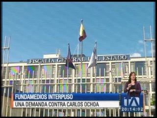 Fundamendios interpuso demanda contra Carlos Ochoa