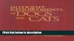 Ebook Nutrient Requirements of Dogs and Cats (Nutrient Requirements of Domestic Animals) Free Online