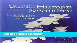 Ebook Exploring The Dimensions Of Human Sexuality Free Online