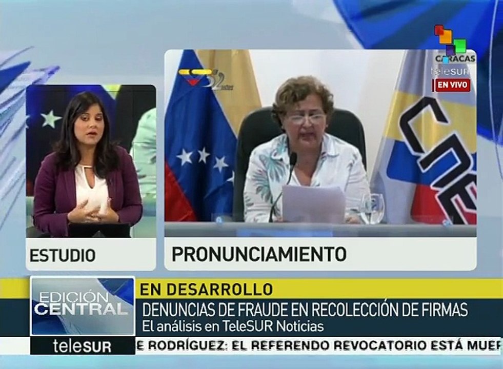 Díaz: Oposición insiste en que poderes venezolanos están secuestrados