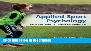 Ebook Applied Sport Psychology: Personal Growth to Peak Performance Free Online