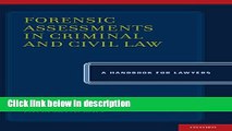 Ebook Forensic Assessments in Criminal and Civil Law: A Handbook for Lawyers Full Online