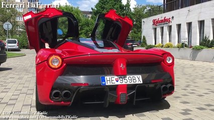 Bugatti Chiron and Ferrari LaFerrari - Revving & Exhaust Sound