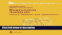 Ebook Regression Analysis: Theory, Methods, and Applications (Springer Texts in Statistics) Full