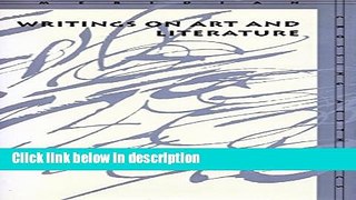 Ebook Writings on Art and Literature (Meridian: Crossing Aesthetics) Free Online