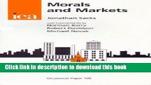 [PDF] Morals and Markets: Seventh Annual Iea Hayek Memorial Lecture Given in London on Tuesday, 2