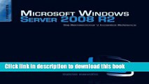 Ebook Microsoft Windows Server 2008 R2 Administrator s Reference: The Administrator s Essential